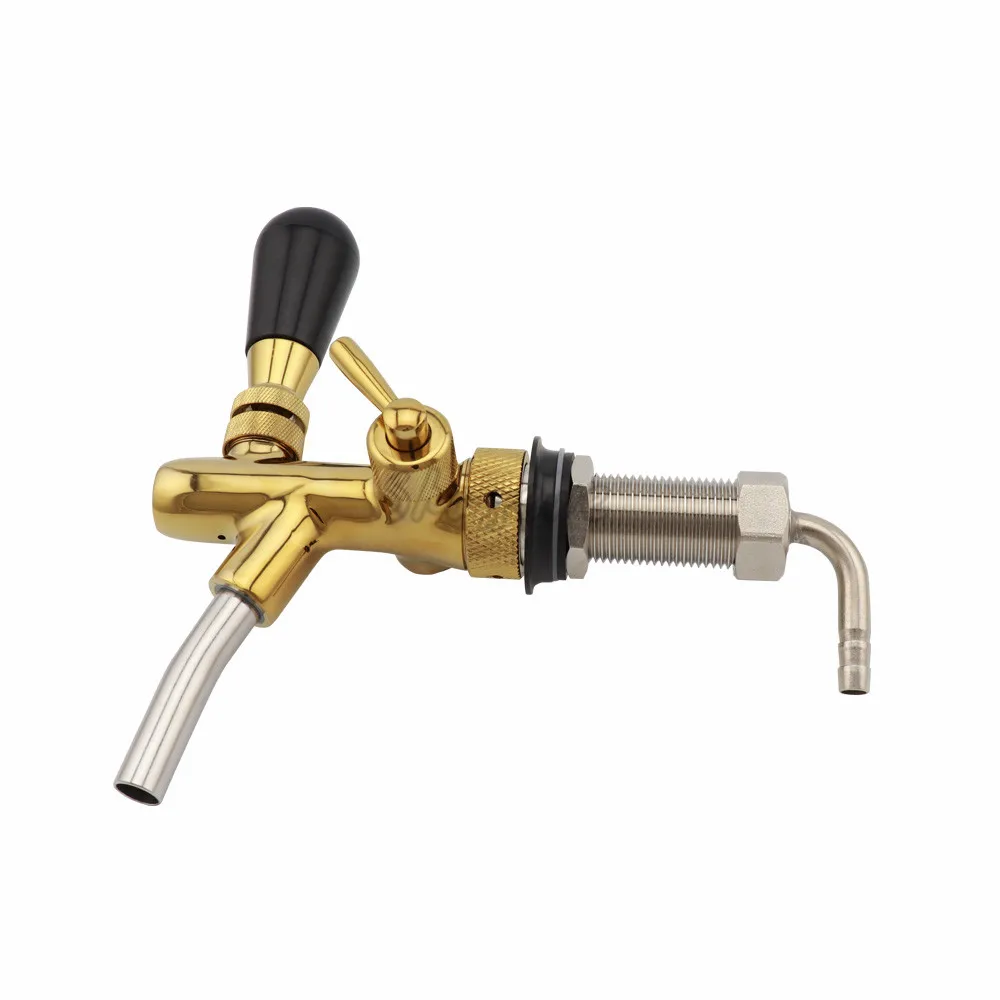 Home brew Draft Beer tap faucet G58 Thread Adjustable Faucet with 75mm Long Shank Keg Tap Spout Beer Dispenser Tap (7)