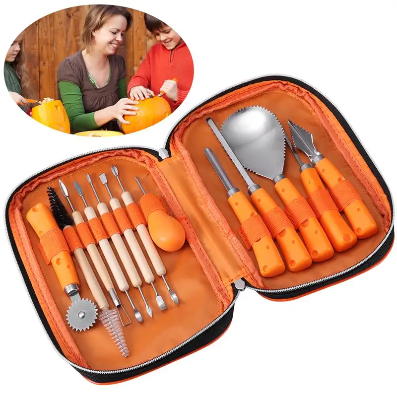 

BESTONZON 13pcs Pumpkin Carving Kit Lantern Carving Tools High Quality Cutting Carving Tools For Halloween Pumpkin Fruit