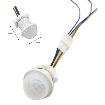 

Free 100V-240V 50HZ PIR Motion Sensor Switch IR Infrared Human body Indction Sensor light Control Detector Module sensor