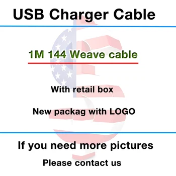 

1000pcs/lot OD:3.0mm 1m 3ft USB Data Sync Charger Original Quality Cable For iphone 5 6 6S 7 plus 8 X XR XS MAX With retail box