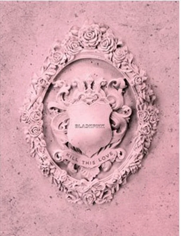 Подписанный BLACKPINK С Автографом Мини 2-й альбом KILL THIS LOVE+ подписанный плакат 042019 - Цвет: pink version