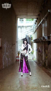 

Animation Season4 Black Cosplay Costume Sexy Top Fight Suit B