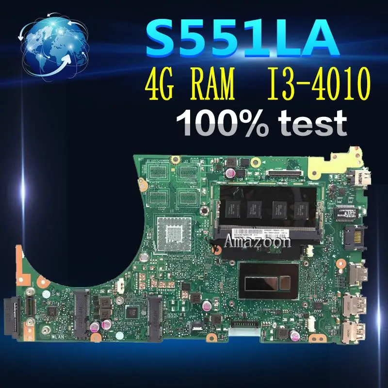 Материнская плата для ноутбука Amazoon S551LA ASUS S551LB S551LN S551L R553L S551 протестированная