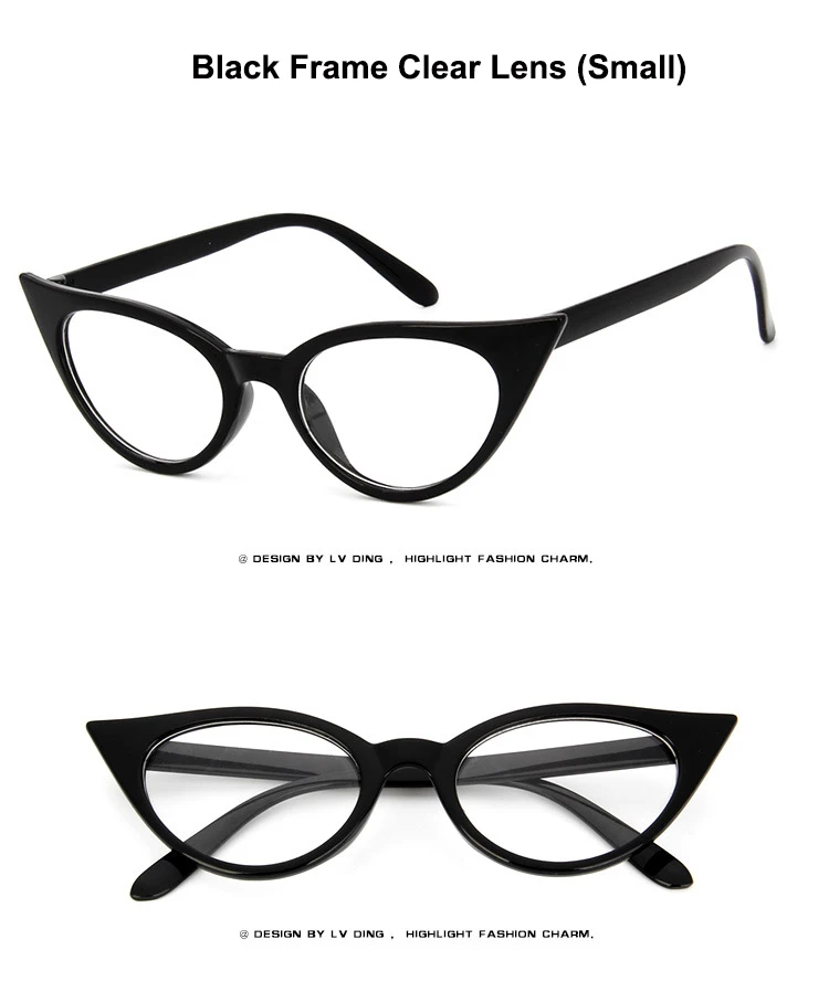 LongKeeper Women's Cat Eye Glasses Frame - Designer Optical Eyeglasses for Fashionable Ladies - Retro Clear Glasses by a Recognized Brand image 6