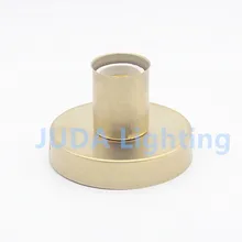 Винтаж Эдисон лампа базы с E27 керамической цоколем Держатель Медь Материал потолок поднялся латунь потолочный навес для ретро огни