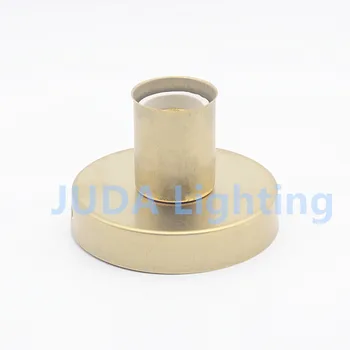

Vintage Edison lamp base with E27 ceramic socket lamp holder copper material ceiling rose brass ceiling canopy for retro lights