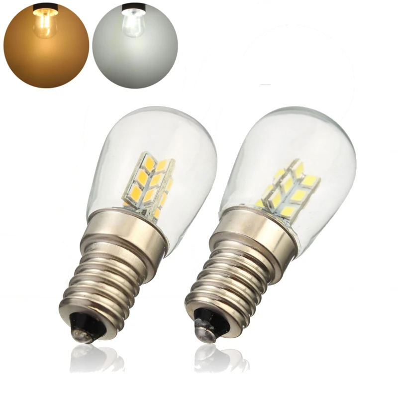 

High Bright 3014 SMD 24leds LED Lamp Bulb E14 3W Pure White Warm White LED Light Lamp Bulb 220V For Refrigerator Sewing Machine