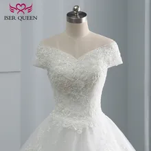 Свадебное платье с рукавами-крылышками и вышивкой, очаровательное свадебное платье с v-образным вырезом, бальное платье, новинка, размер на заказ, невеста, свадебное платье WX0107