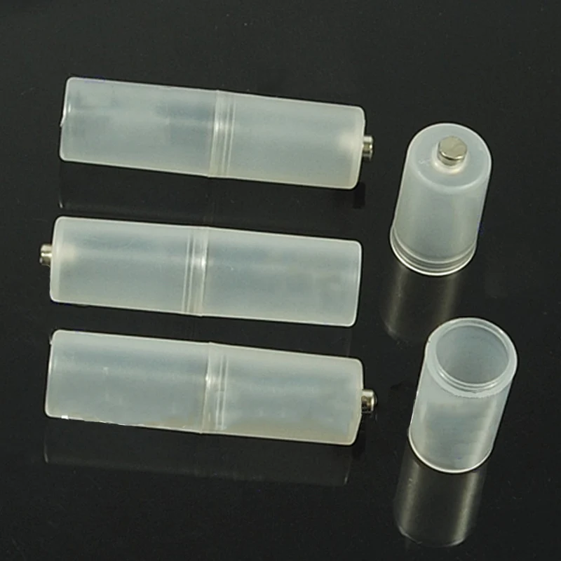 

1 Bag 4X Battery Convertor Adapter Size AAA R03 to AA LR6