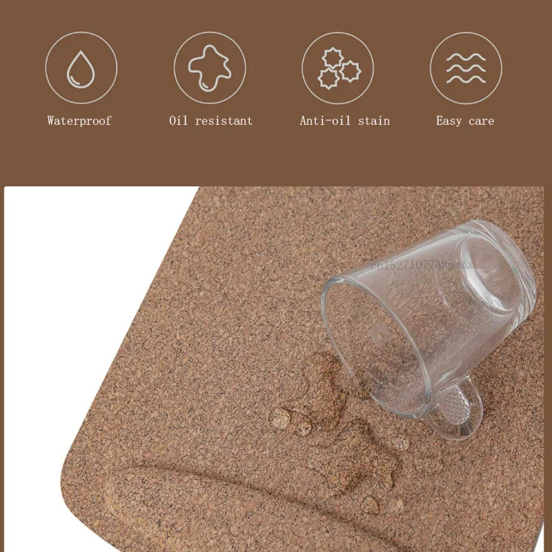 Xiaomi Mijia коврик для мыши из натуральной пробки снимает давление на запястье водонепроницаемый и маслостойкий натуральный материал подходит для офиса