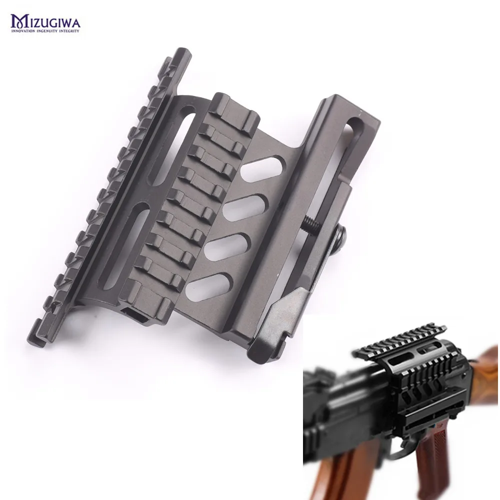 

MizugiwaTactical AK Scope Mount Rail Side Quick QD Style 20mm Detach Weaver Picatinny rail Double AK Scope Sight Mount Rifle