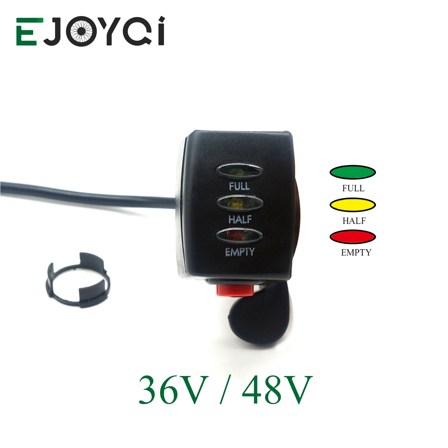 

EJOYQI Ebike Thumb Throttle 15DX for 36V / 48V Electric bicycle with Battery Power Indicator Wuxing Brand Free Shipping
