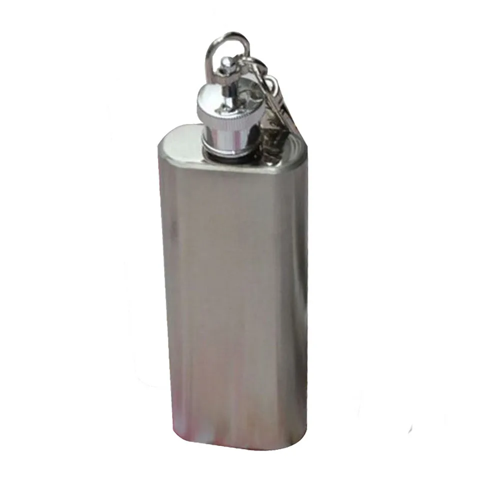 

2oz Mini Flask Alcohol Flagon Stainless Steel Hip Flask Alcohol Flagons with Keychain 10.30
