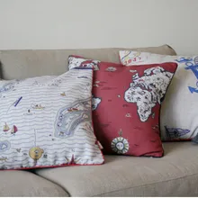 50x50 см Винтаж Двусторонняя Творческий Геометрия белье Материал Подушки Детские подушки Подушки Детские случаях Домашний Декор диванные подушки