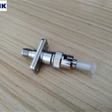 1 шт. SMA-ST волокно FM Гибридный адаптер фланец Женский-Мужской Оптический волоконный разъем металлический оптический соединитель SM ММ ftth ELINK