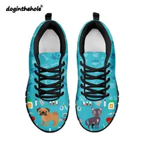 Doginthehole/милые ветеринарные кроссовки; женская уличная дышащая сетчатая спортивная легкая обувь без застежки; дышащая обувь для ходьбы