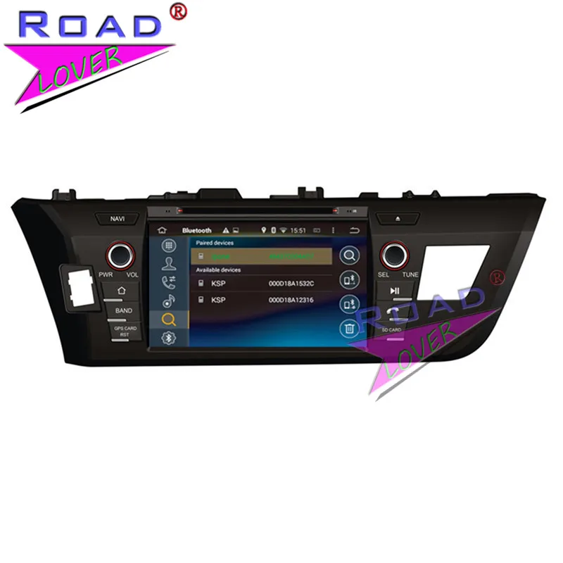 Roadlover Android 9 0 автомобильный DVD Автомобильный плеер радио для Toyota Corolla Levin 2013 Стерео