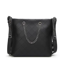 

2018 Limit Discount Women Genuine Leather Shoulder Bag Casual Tote Luxury Satchel Female Handbag Chain Strap Crossbody Bag