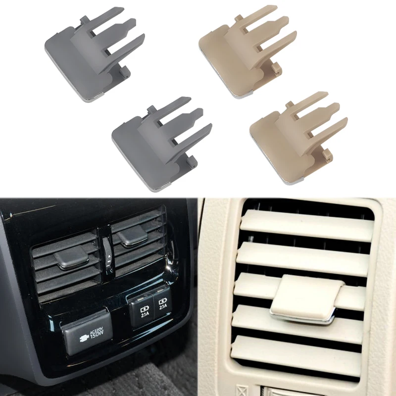 

4 PCS Car Air Conditioning Vent Car Center Dash A/C Vents Paddle Air Conditioning Leaf Clip For Toyota Corolla old style Sagitar