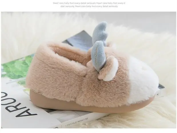 Sapatos de Inverno de Natal Chinelos de Casa de Inverno Seguras e Confortáveis do Agregado Chinelos de Bebê Sandálias Familiar 16 Online shopping