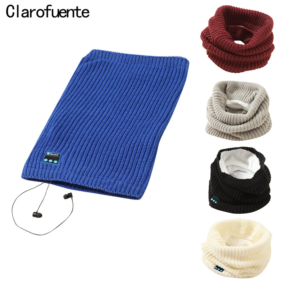 

Clarofuente BTW5 Handfree MIC Wireless Music Bib Casque Bluetooth, Sport Wireless Scarf Mp3 Player Earbuds Earpods Bluetooth