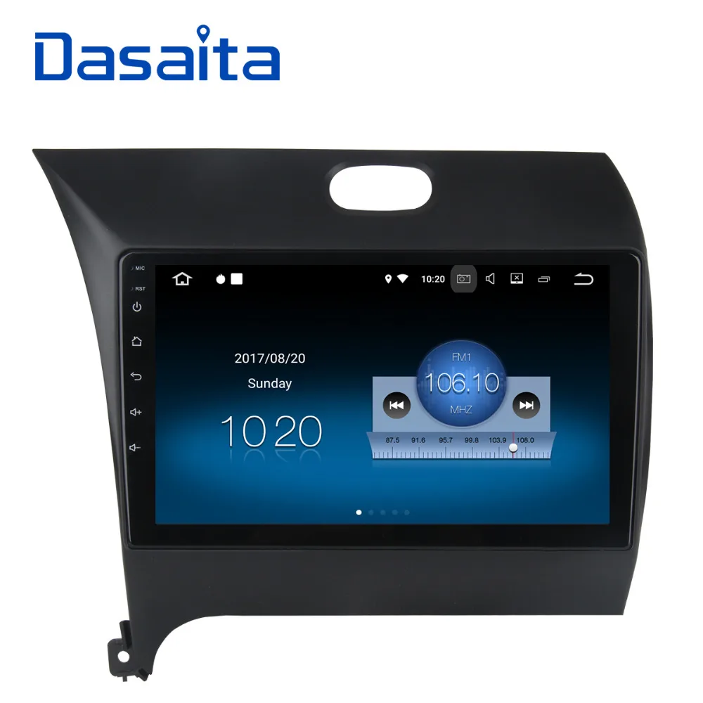 

Dasaita 9" Android 7.1 Car GPS Player Navi for Kia Cerato K3 Forte 2012-2016 with 2G+16G Quad Core Car Stereo Multimedia No DVD