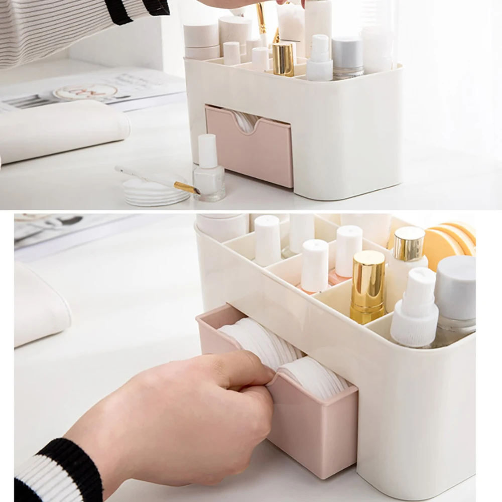 

Makeup Box Organizer Jewelry Necklace Earring Plastic Storage Box