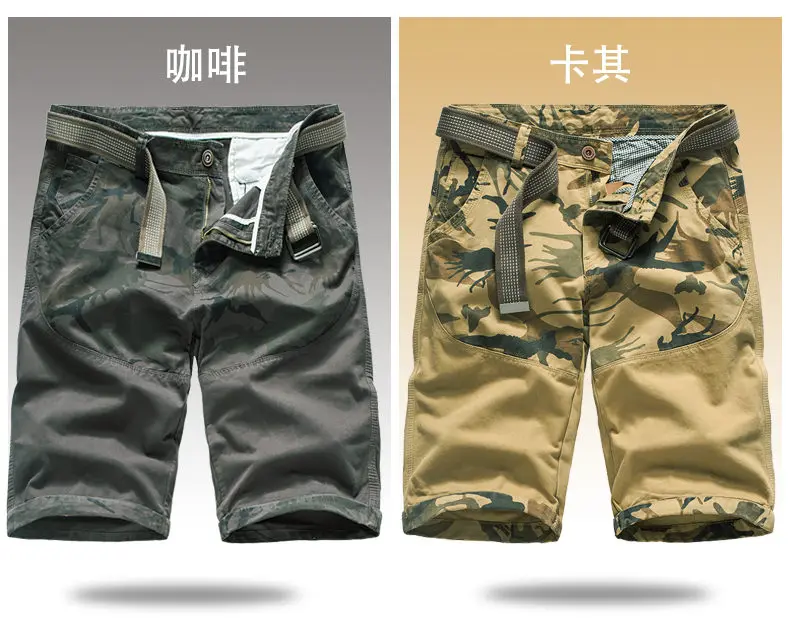 Patchwork Floral Cargo Shorts Men Cool Summer Hot Sale Cotton Casual Men Shorts Male Pants Brand Clothing Fashion 2019 MuLS New 3