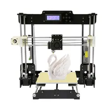 Легко собрать последнее большой размер печати anet 3d-принтер провел расширение reprap prusa i3 3d принтер полный комплект diy с бесплатной накаливания