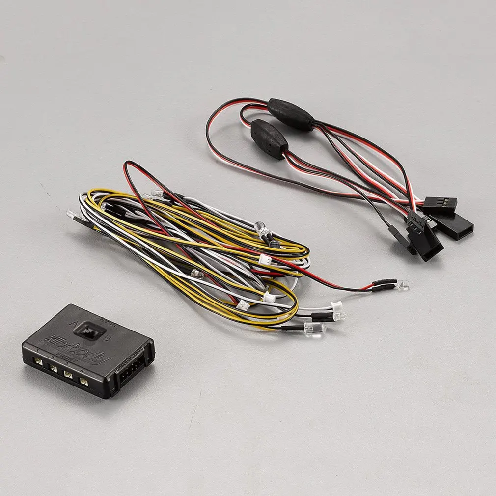 

OCDAY LED Unit Set w/Control Box 14 LEDS Fit for 1/10 Toyota Land Cruiser & Cockpit Exquisite Portable Size