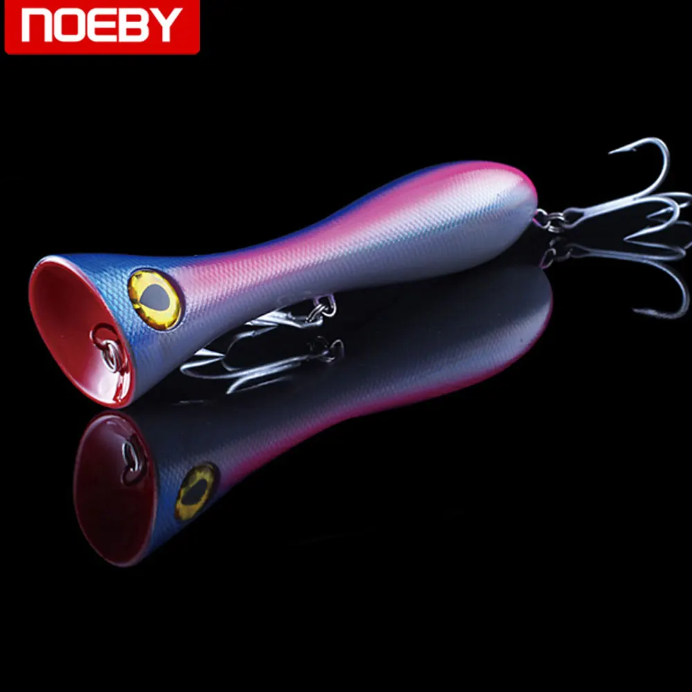 

NOEBY top water popper bass pike carp walleye trout plastic fishing wobbler hard baits swimbaits artificial lure sea 20.5cm/133g