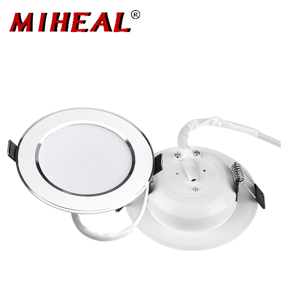 

Three Color Dimmable LED Down light Ceiling lamps 5W 9W 12W 15W Warm white/natural white/cold white led light AC 220~240V