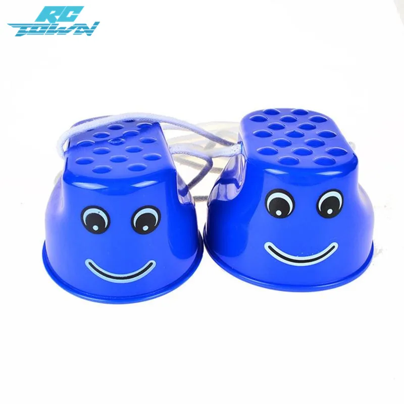  RCtown 1 Pair of Child Thickened Plastic Smile Stilts Balance Sense Training Equipment Toy for Kind - 32817793874