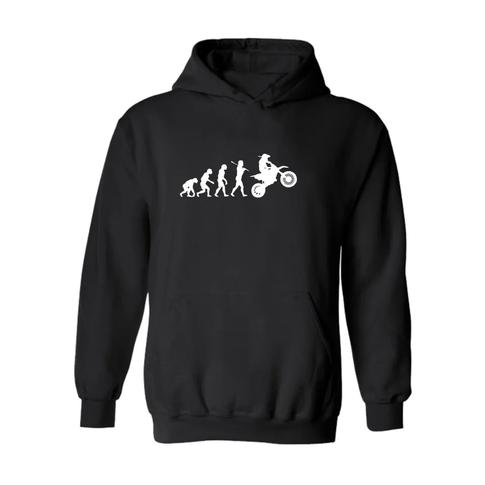 Evolution Picture Hooded Mens Hoodies And Sweatshirts Hip Clothes Autumn Black Mens Hoodies And Sweatshirts Plus Size XXS 4XL