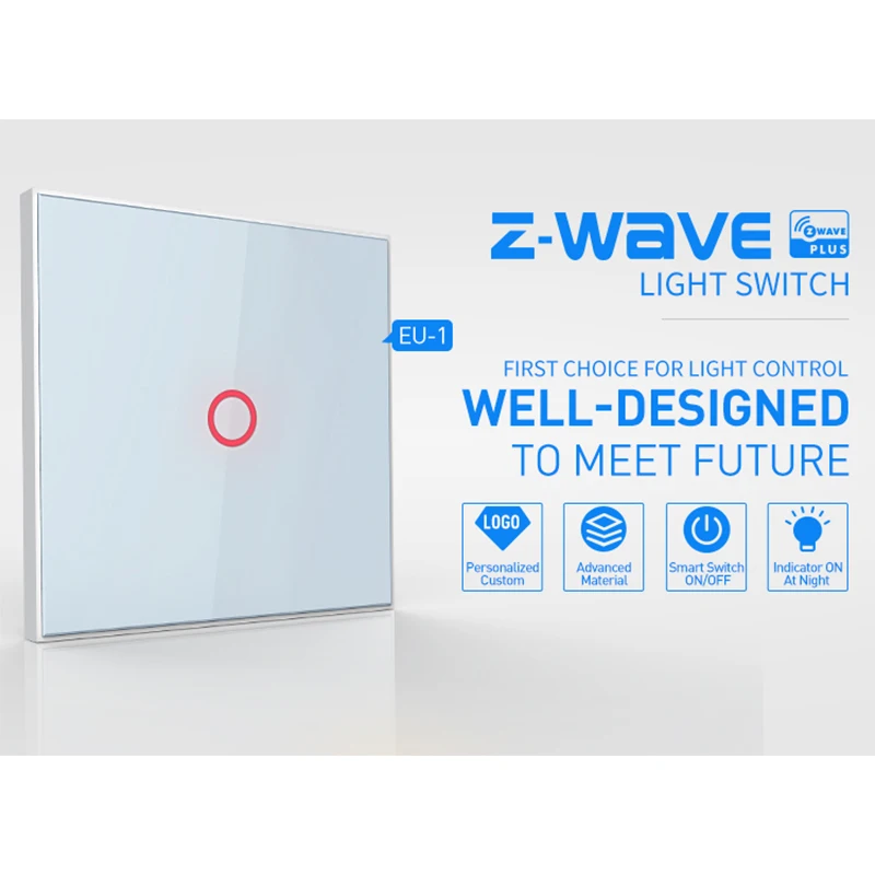 NEO Coolcam NAS-SC01ZE умный дом Z-Wave Plus 1CH ЕС светильник переключатель совместим с сериями Z-wave 300 и 500