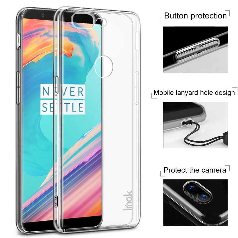 

Case For Oneplus 5T / One Plus 5T / A5010 Imak Crystal Pro Series Hard PC Transparent Back Cover Oneplus 5T Case