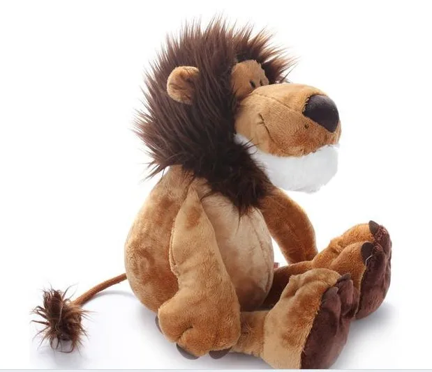 

stuffed animal plush 25cm jungle lion plush toy w766