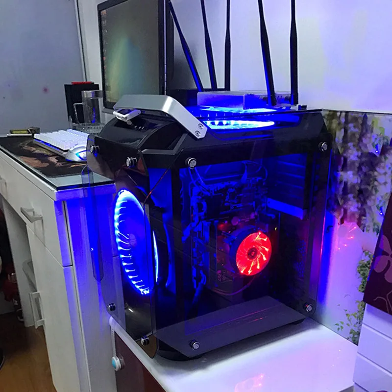 Кулер для процессора вентилятор охлаждения со светодиодной подсветкой RGB 3