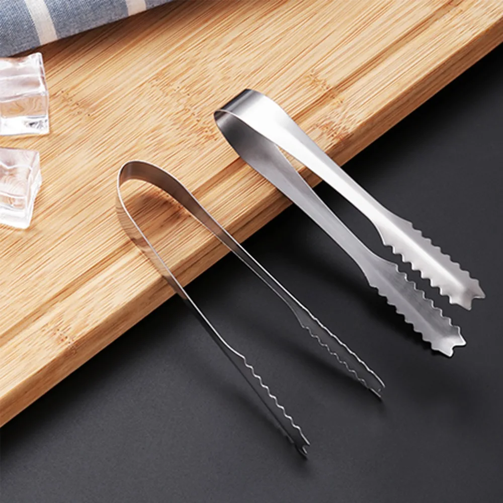 5/10pcs Stainless Steel Kitchen Ice Tongs For Serving Food Sugar Kitchen Ice Tongs For Serving Foods Lightweight Food