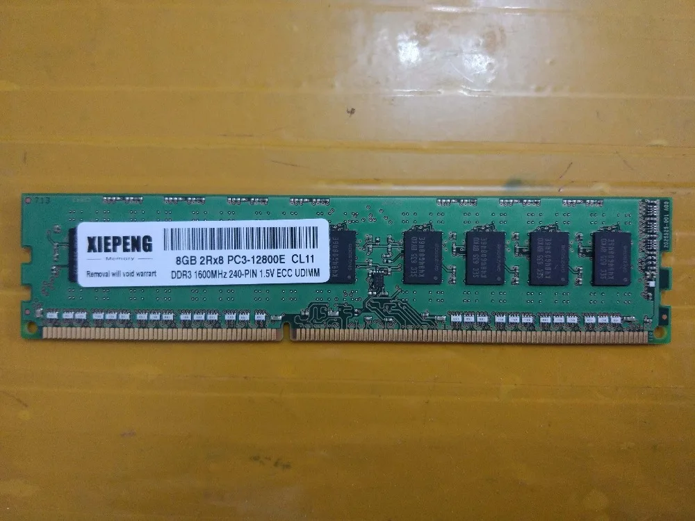 

8GB 2Rx8 PC3-12800E RAM 4G DDR3 1333MHz ECC Unbuffered Memory for Dell Precision Workstation T7500 PowerEdge R510 R515 Server
