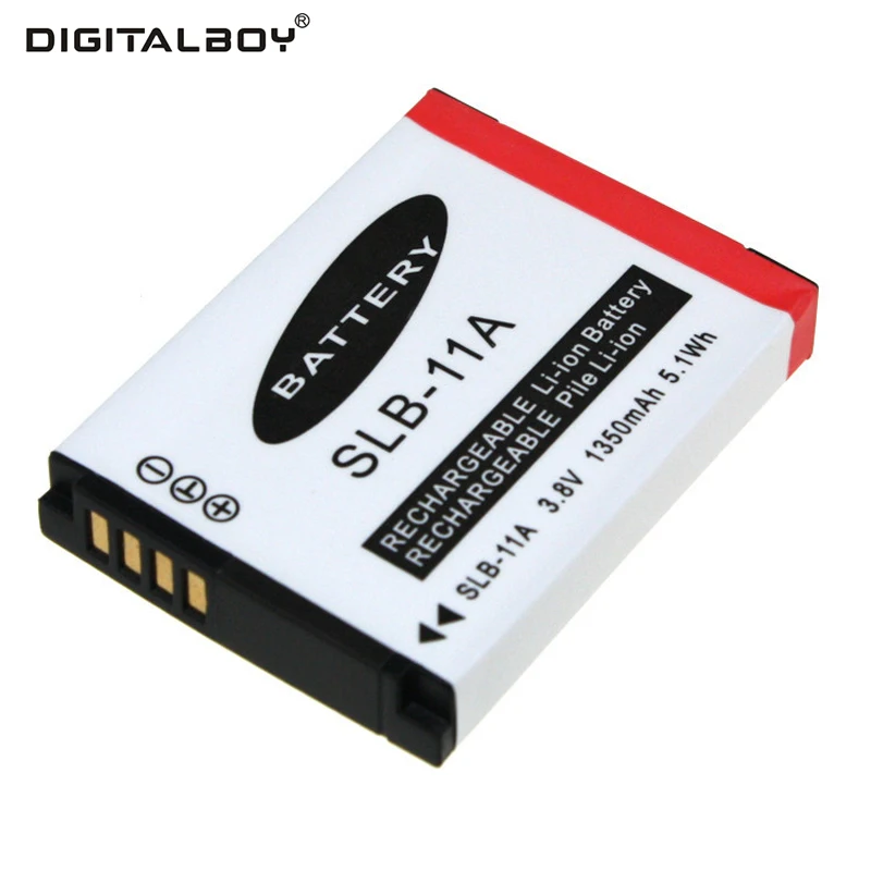 Цифровой мальчик 1350 мАч 1 шт. SLB-11A SLB 11A SLB11A Батарея для Samsung CL65 hz25w wb1000 tl320 240 hz30w wb610