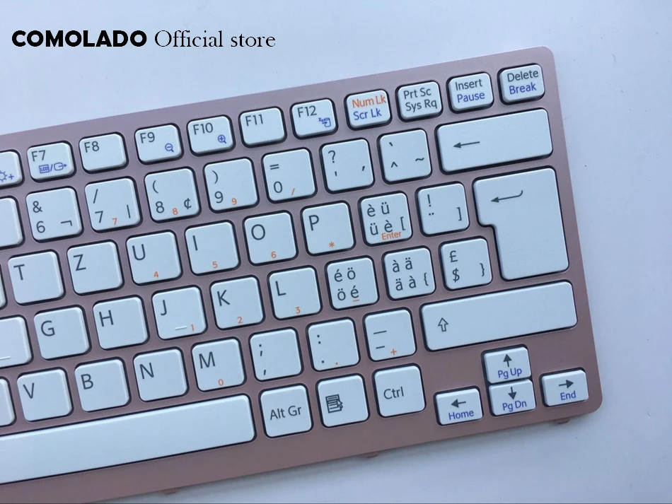 SW Swiss Keyboard For Sony Vaio VPC-CW VPC CW VPCCW CW16EC CW18FC pink Frame Laptop Keyboard SW Layout SW Swiss Keyboard For Sony Vaio VPC-CW VPC CW VPCCW CW16EC CW18FC pink Frame Laptop Keyboard SW Layout
