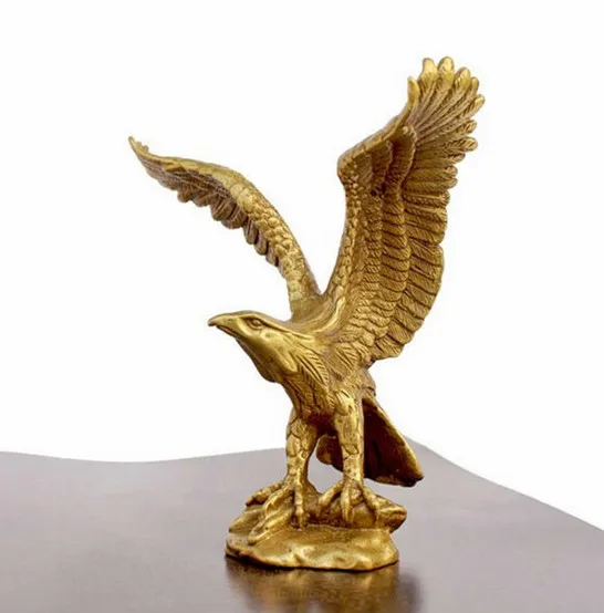 YM 308 китайская Статуэтка из бронзовой латуни высота 4 5 дюйма|eagle figurine|eagle statueeagle hawk |