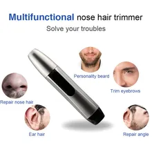1 шт. триммер для носа высшего качества Электрический триммер для носа триммер для волос Бритье и уход за лицом для мужчин легко носить с собой горячей