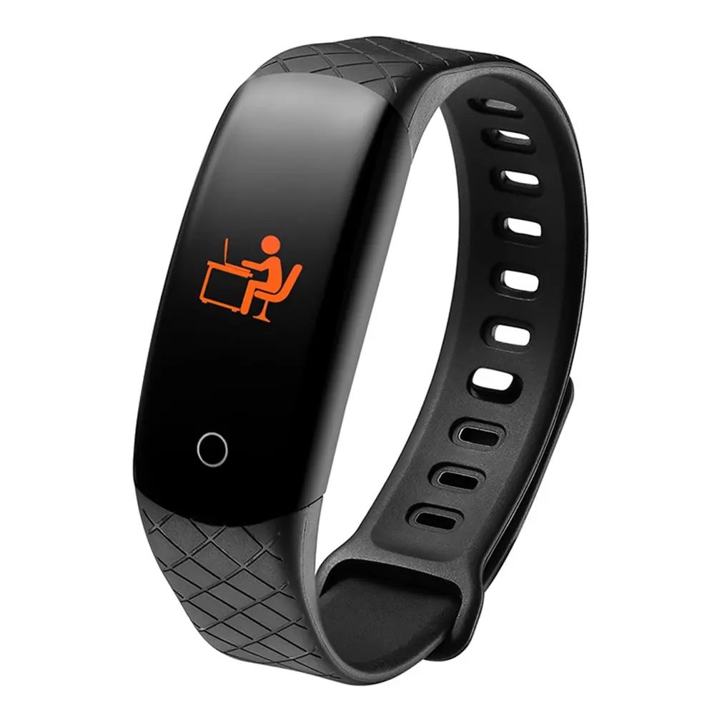 

Daily Waterproof Sport Smart Bracelet Heart Rate Monitor Fitness Wristband Tracker Sports Outdoor Black Color Smart Watch