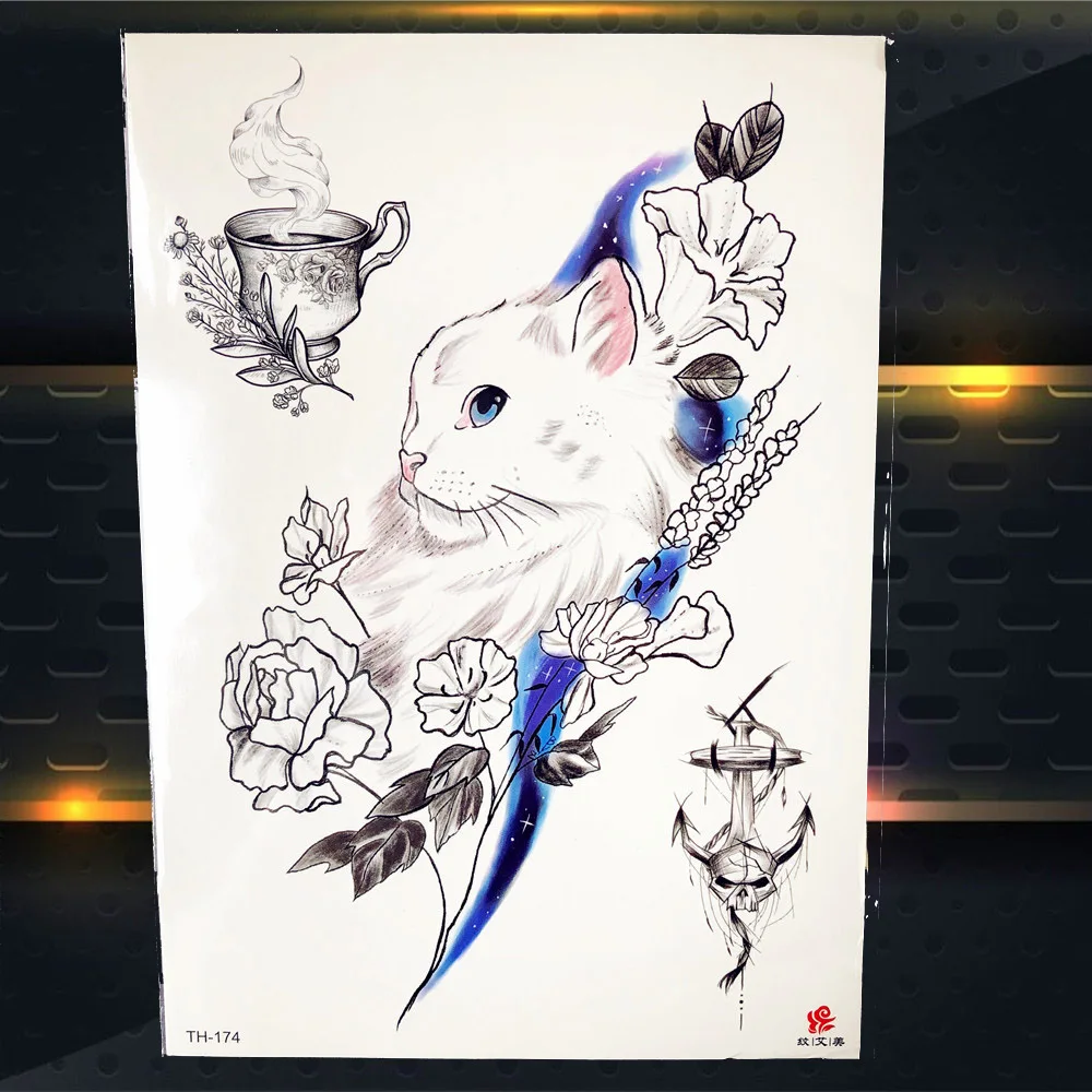 Временные татуировки наклейки 21 х15 см водостойкие|art arm|tattoo stickertemporary tattoo sticker |