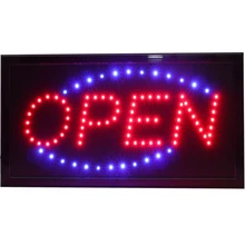 Chenxi super brightly led open store 비즈니스 샵 네온 사인 애니메이션 모션 스위치 us/eu/au/uk 플러그 실내(China)