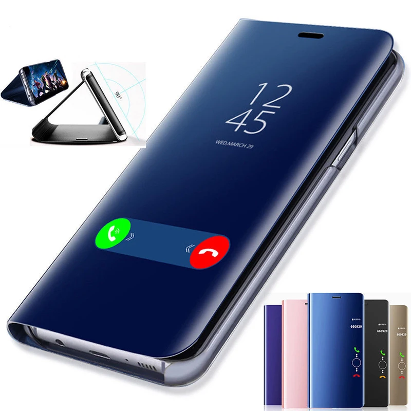 

Smart Flip Stand Cover For Samsung Galaxy A60 A70 A50 A80 A90 A10 A20 A30 A40 Mirror Case Sleep Cover Phone Case For Samsung A50