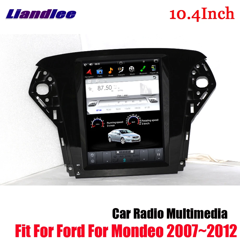 Excellent Liandlee Android Tesla vertical Screen For Ford For Mondeo 2007~2012 Car Carplay Mirror link GPS Nav Navigation Map Camera Media 3