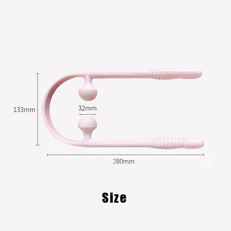 OPHAX Neck Massager For Neck Shoulder Waist Lower Leg Cervical Massager Dual Trigger Point Therapist Hands Relaxation Device